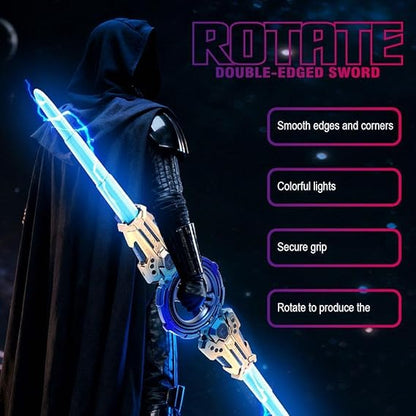 Double-headed Sword telescopic double-edged cool lightsaber