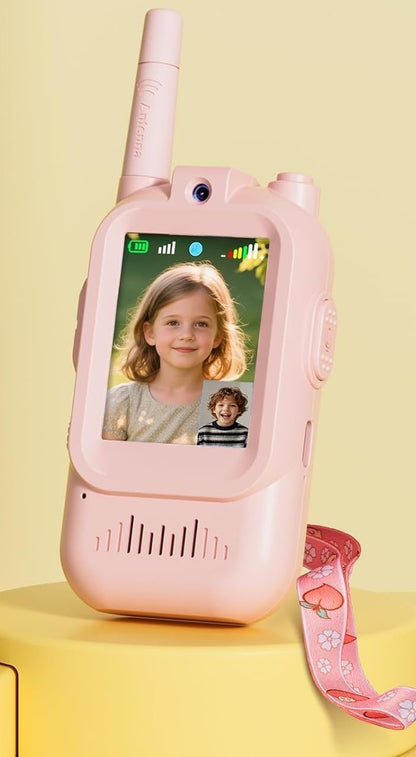 Walkie-Talkie for Kids wit Video: Rechargeable Toddler Toys with HD Camera