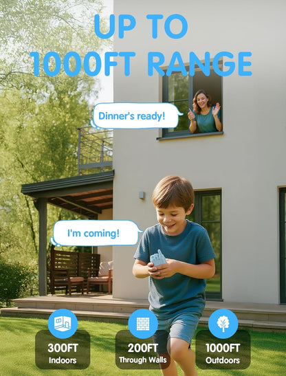 Walkie-Talkie for Kids wit Video: Rechargeable Toddler Toys with HD Camera