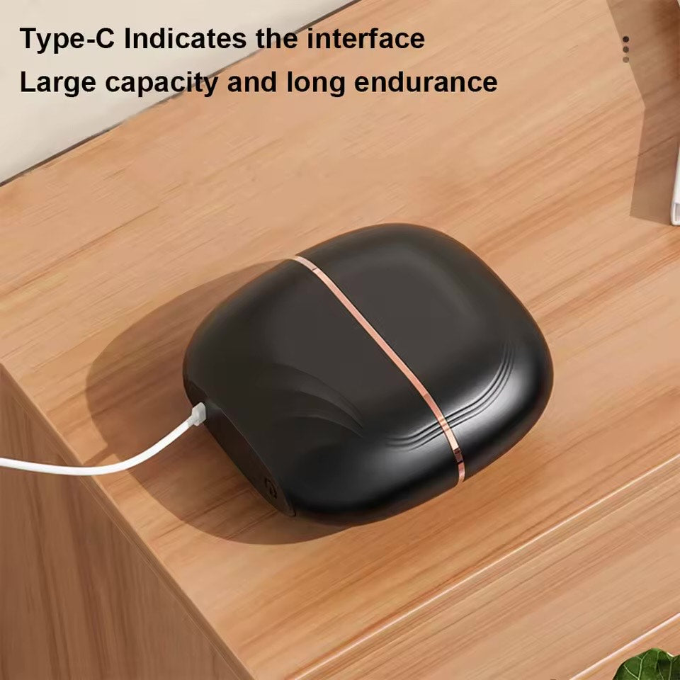 Mini Straightener, Rechargeable Portable Hair Straightener Brush, Temperature Control, Anti-Scald Shell, Lightweight & Portable Travel